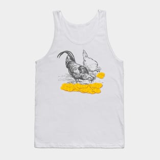 The Golden Goose, gold egg and bitcoins Tank Top